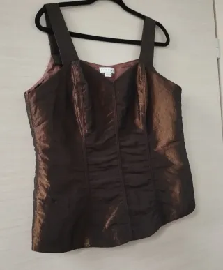 Blutime corpetto bronzo donna