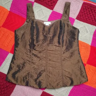 Blutime corpetto bronzo donna