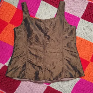 Blutime corpetto bronzo donna