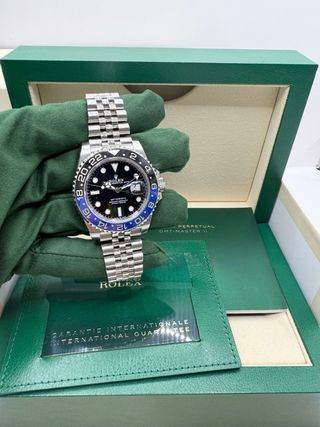 Rolex GMT Batman 126710BLNR Full Set 2022
