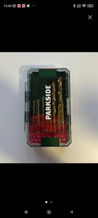 Brocas HSS Parkside para metal (15 uds)