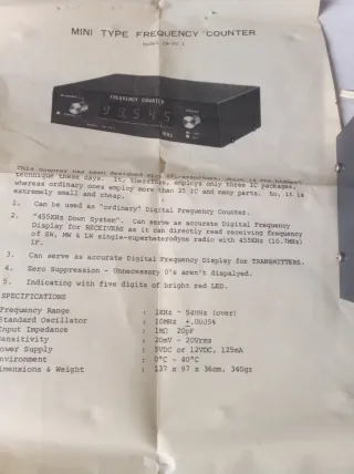 Frecuencímetro CB-FC1