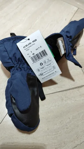 Guantini neve bimbo Reusch dinosauro 1-2 anni