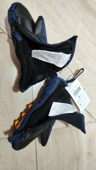 Guantini neve bimbo Reusch dinosauro 1-2 anni