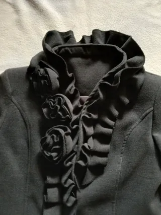 Cappotto invernale donna lana nero S