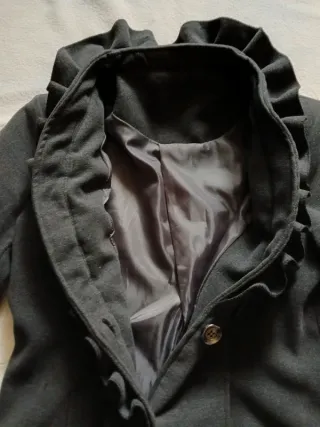 Cappotto invernale donna lana nero S