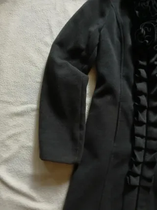 Cappotto invernale donna lana nero S