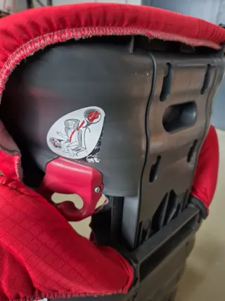 Silla coche Isofix roja