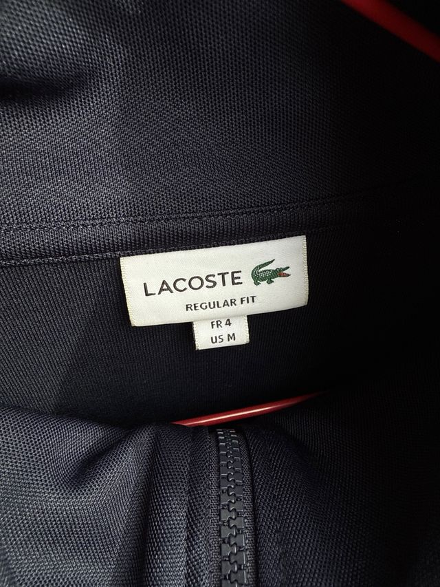 Sudadera Lacoste Azul con Cremallera