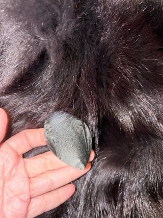 Abrigo Piel Zorro Negro