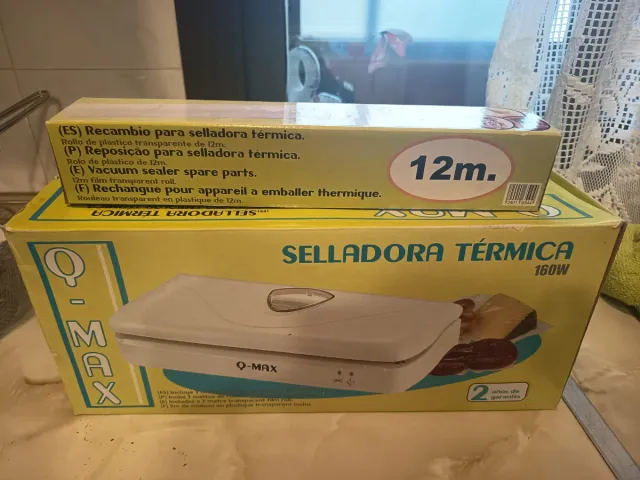 Selladora Térmica Q-MAX 160W + Rollo