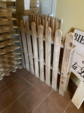 Vallas de palet de madera