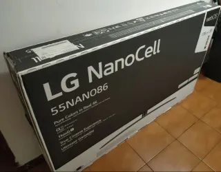 TV LG Negro, Modelo Nano Cell 55NANO86