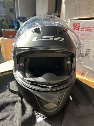 Casco Moto LS2 Stream EVO Talla L Negro