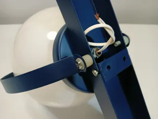 Applique da parete XL blu anni '70