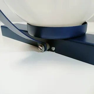 Applique da parete XL blu anni '70