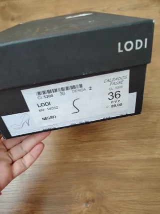 Zapatos de tacón Lodi piel negros talla 36