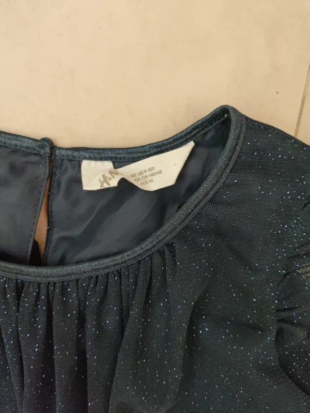 Vestido brillante talla 9-10