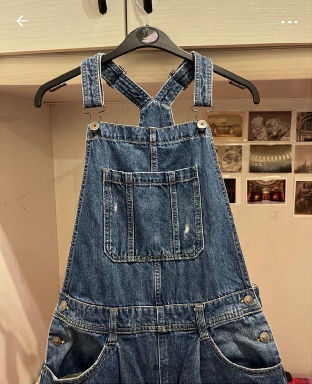 Salopette jeans United Colors of Benetton