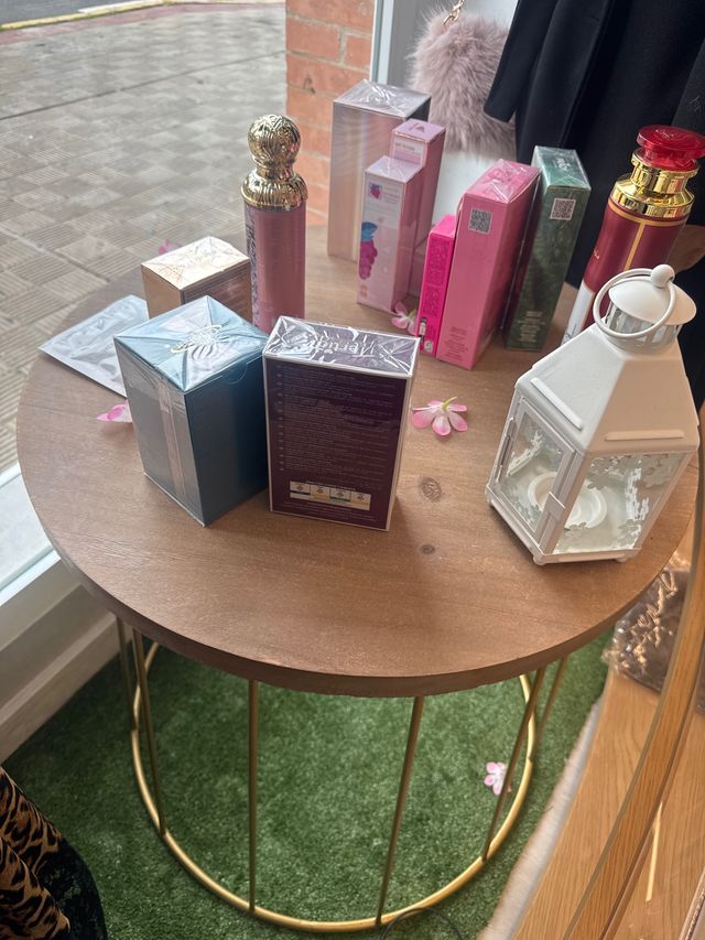 Mesa redonda madera y metal