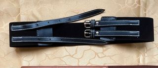 Lotto cinture ecopelle ed elastico