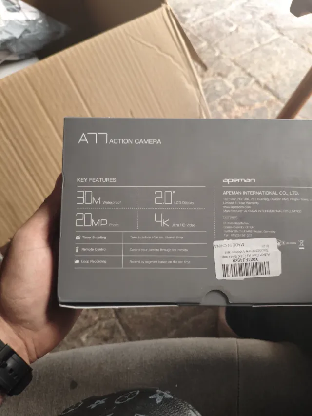 Cámara de Acción Apeman A77 4K