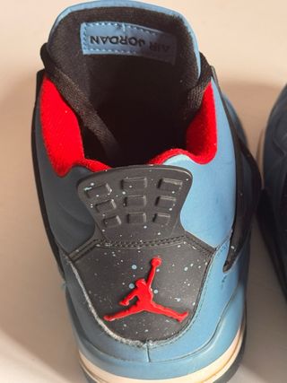 Zapatillas Jordan Air 4 Azul y Rojo