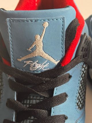 Zapatillas Jordan Air 4 Azul y Rojo