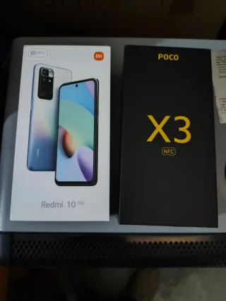Scatole originali per Poco X3 e Redmi 10