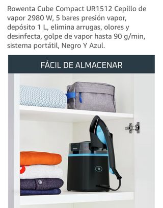 Rowenta Cube Compact UR1512 Plancha Vapor