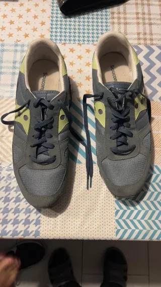 Saucony Scarpe Uomo Blu/Verde Taglia 46.5