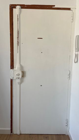 Hoja de puerta blindada