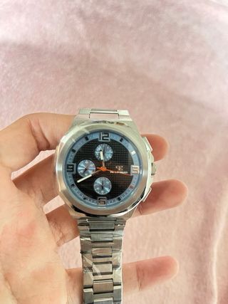 Orologio Jacque Lemans Nero Argento