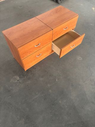 Cajoneras de madera (2 unidades)