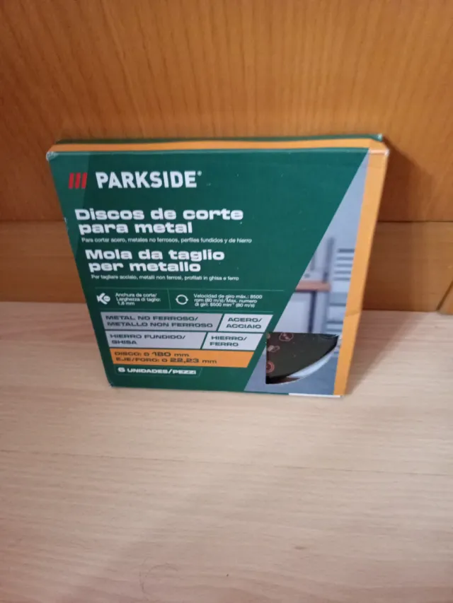 Parkside Discos de Corte para Metal 180mm