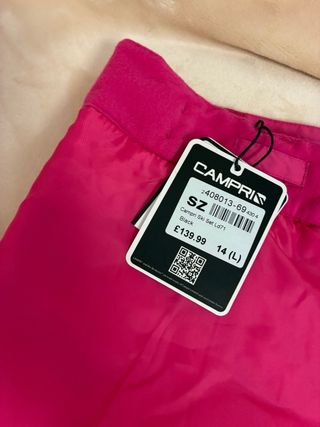 Pantalón de nieve rosa