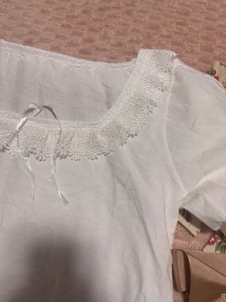 Justillo y camisa de huertana valenciana