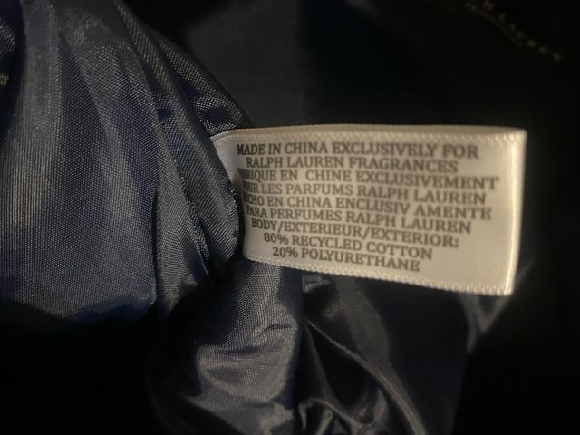 Bolso Polo Ralph Lauren azul y blanco, deportivo