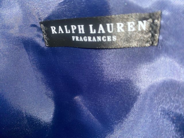 Bolso Polo Ralph Lauren azul y blanco, deportivo