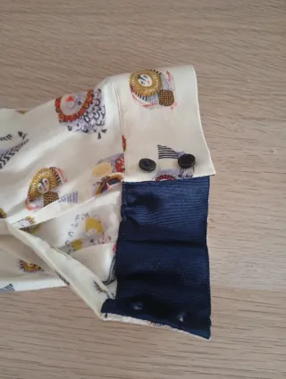 Camisa Zara Estampado Búhos Multicolor