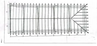 Cubierta de madera nueva