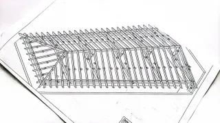 Cubierta de madera nueva