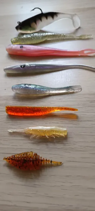 Lote señuelos pesca variados