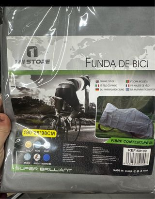 Funda para bicicleta 190x85x98cm