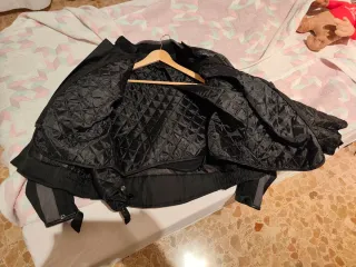 Chaqueta Moto KUM Negra y Gris Talla L