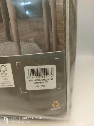 Cortine Dawn oscuranti verde oliva 100% poliestere