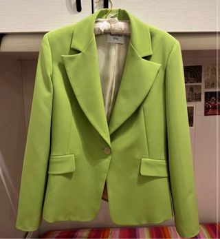 Blazer oversize verde lime Face to Face