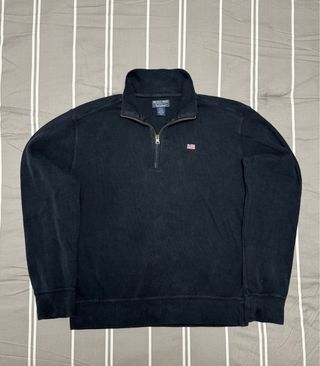 Jersey Polo Ralph Lauren Media Cremallera Azul Tal