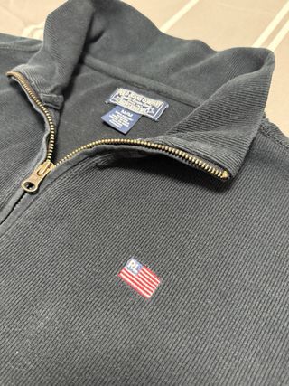 Jersey Polo Ralph Lauren Media Cremallera Azul Tal