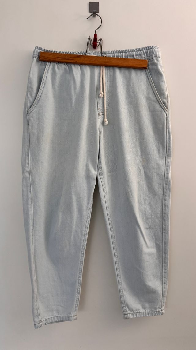 Pantalón jogger denim Zara